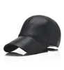 Najwyższej jakości popularne czapki piłki skórzane moda letnia czapka słoneczna dla sportu na świeżym powietrzu kapelusz baseballowy czapkę baseballową nie wi9662753