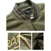 Baimushi Suede Baseball Uniform American Vintage Coat Autumn Winter Harajuku Letter Brodery Jacket Hip Hop Clothes 240102