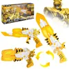 Three Mode Mini Force Transformation Sword Toys with Sound and Light Action Figures MiniForce X Deformation Weapon Gun Toy 240102