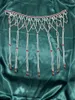 Belts 2024 Handmade Woven Pearls Waist Belt Adjustable Long Pearl Tassel Chain Chinese Design Elegant Dance Show Decoration