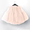 Röcke Mesh Ball Kleid Frauen Einfarbig Halb Rock Kurze Kleidung Tanzen Party Elegante Patchwork Stil Vintage Mini Tutu