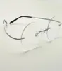 WholeSteve Jobs Star Style Ultralight Memory Titanium Rimless Myopia E Optical Glasses Frame Men Eyewear Oculos De Grau 6Pcs8066604