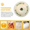 Dinnerware Sets Vintage Mixing Bowls Enamel Edge Basin Large Container Kitchenware