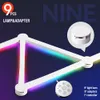 WIFI Intelligente Wandlamp RGBIC Decoratief Ambient Nachtlampje DIY Splicing APP Controle Dimbaar voor de Game Room Slaapkamer TV