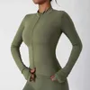 Mulheres Tracksuits AI Secagem Rápida Manga Longa Yoga Terno para Mulheres Nua Fitness Casaco Zipper Apertado Correndo Esportes Mulheres J240103