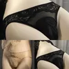 Unterhosen Sissy Crossdresser Transgender Shaping Pouch Höschen Männer verstecken Gaff Slips Sexy Gay Lace Hollow BuErotic Dessous