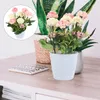 Decorative Flowers Silk Arrangement Decoration Artificial Bonsai Bathroom Decorations False Potted Plant