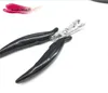 1st Black Square spets av rostfritt stålstång Flat Tips Remover Hair Plig Nail Tips Rebonded Hair Plier3911733