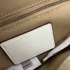 7A Designerpåsar Lychee -mönstrad kohide läderhandväskor svängbar spänne 24,5 cm crossbody med låda