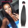 Trames glamour cheveux humains tissage brésilien malaisien indien péruvien vierge cheveux faisceaux 1 pièce 100 g/pcs extensions de cheveux raides pour b