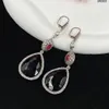 Bangle Vintage Earrings for Women Flower Zircon Eardrop Court Style Jewelry for Women Holiday Gift 2023 Jewelry Gifts