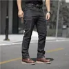 Pantaloni denim da città per pendolari Pantaloni elastici tattici resistenti all'usura Uomo Pantaloni casual multi-tasche Jeans da uomo Taglia S-2XL 240103