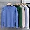 Mens Crewneck Base Shirt with The Autumn and Winter System of All Sweater Spring Loose Trend 240103