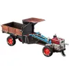 Tracteur portatif en fer en alliage, décoration, modèle d'ingénierie, voiture jouet pour enfants