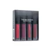 Beauté Marque Fille Brillant À Lèvres Liquide Rouge À Lèvres Le Rouge Nude Brun Rose Édition Beauté Mini Mat brillant à lèvres 4pcs / set Stock Expédition Rapide