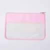 Lettre Patchs Transparent PVC Sac Cosmétique Clair Voyage Maquillage Sac Cosmétique Pochettes Collations Sac Organisateur Usine Vente Directe 240102