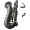 Nouvelle arrivée Tenor Saxophone Instruments de musique professionnels en laiton STS-R54 BbTone Matte Black B Tube Sax avec étui gants d'embout