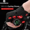 ROCKBROS – gants de cyclisme demi-courts, résistants aux chocs, respirants, pour vtt, vélo de route, équipement de sport pour hommes et femmes, 240102