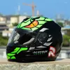 Motorcykelhjälmar Super-Cool Safety Helm ECE Godkänd terrängcykel Downhill Full Face Capacetes