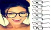 Kobiety przezroczyste okulary komputerowe przezroczone okulary mody fałszywe okulary optyczne ramy okularowe szklanki okularów 18834570