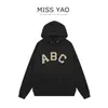 Men's sweatshirt designer hoodie Women's fashion loose street casual enthusiast Sportswear Top edition Fashion brand 22 Autumn New Fog Season 7 main line Abc