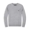 Men's Sweater Round Neck Mile Wille Polo Brand Classic Sweater Knitted Cotton Embroidered Casual Warmth Sweatshirt Pullover