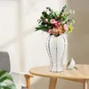 Opslagflessen Keramische bloemenvaas Porseleinen gemberpot voor Inwijdingsfeest Kabinet Kantoor
