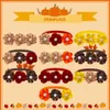 30 st fall liten hund katt båge slips krage tacksägelse hund bowtie slipsar blomma diamant liten hund grooming accessoreis 240103