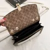 2024 nova bolsa feminina moda ombro contraste pequeno impresso quadrado corrente cinta casual crossbody saco