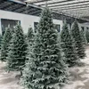 زينة عيد الميلاد 1.2/1.5M تشفير الأشجار البيضاء محاكاة الثلج PE أقل الحلي