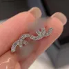 Fashion Stud Earrings Woman Designer Earring Multi Colors C Letter Jewelry Women Diamond Wedding Gifts