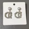 Top Diamond pearl Earrings Design Earring for Woman Fashion Earrings Gift Jewelry