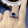 Cluster Rings Luxurious Alexandrite Engagement Ring 925 Sterling Silver Oval 8x10mm Women Man