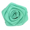 Hair Accessories 200pcs/lot 4.5cm Ribbon Rose FloweRolled Flower Handmade DIY Wedding Bouquet Clothes Crafting Accessory