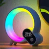 مكبر صوت ذكي مصباح Smart G Digital Clock Home LED LED مصباح طاولة مصباح قابلاً للشفاء مع مصباح سرير الإضاءة اللاسلكي الشحن اللاسلكي