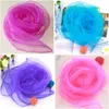 New 60*60cm 70*70cm Small Square Scarves Pure Silk Chiffon Solid Color Dance Show New Candy-colored Windproof Women Scarves 20 Colors