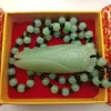 Pendant Necklaces 2024 Cicada Shape Imitation Jade Necklace Stone Buddha For Women Men