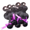 wefts 4pcs/lot 6a 페루 처녀 모발 바디 웨이브 100% 페루 인간 머리 직조 묶음 자연색 페루 바디 웨이브 가공되지 않은 험난