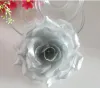 Têtes de fleurs artificielles en soie, Roses dorées, 10cm, vente en gros, lots pour embrasser, boule de fleurs, Pomander, Arrangement de mariage, BJ