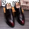 Robe Fashion Chaussures Grain Casual Men's Leather Man pointu Point