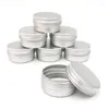 Bouteilles de stockage 200 pièces 15 ml en aluminium, grands pots de bougies de maquillage, capacité vide, grands pots cosmétiques/épices/produits capillaires/pot sucré