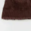 Winter Hats For Women Long Rabbit Fur Warm Beanie Bonnet Female Caps Men Fashion Solid Colors Real Knitted Hat 240103