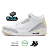 nike air jordan 3 jumpman 3s Qicai chaussures de basket-ball en ciment blanc noir chaussures de sport pour femmes【code ：OCTEU21】