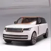 Voitures Diecast Model 2023 1 18 Land Range Rover SUV ALLIAG CAR MÉTAL OFF ROAD VÉHICULE SON SON ET SIMULATION LEIL