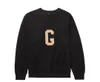 FOG Seizoen 7 Herfst Herfst Winter Nieuwe High Street Losse Grote G Letter Pak Ronde Hals Fleece Sweatshirt Paar Hetzelfde