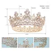 Haarclips Luxe Strass Bruids Tiara's Kroon Barok Kristal Bruid Hoofdbanden Bruiloft Accessoires