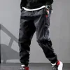 Harem Pants Great Casual Student Trousers Pockets Men Jeans Solid Color for Daily Wear 240102