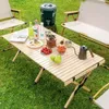 Camp Furniture Camping Table Autumn Family Outdoors Living Room Garden 120CM Woodiness Folding Equipment