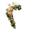 Fiori decorativi 2 pezzi Personalizza lo sfondo dell'arco di fiori artificiali per matrimoni Decorazione di lusso Decorazione per feste di compleanno Finestra a muro