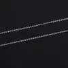 18K Real Gold Silver Plated Stainless Steel Necklace Link Chain Pendent Necklace DIY Jewelry Making Accessories 1mm/ 1.5mm/2mm 45cm Length No Fade Color Anti-allergy